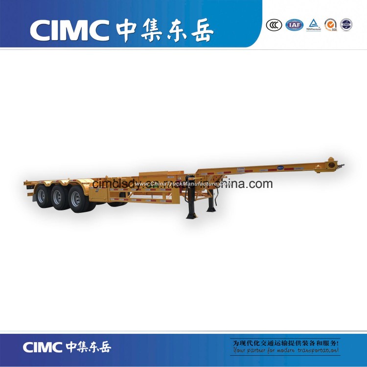 Cimc 3axle Skeleton Container Semi Trailer for Sale
