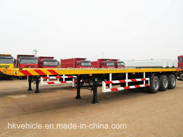 40 Feet Flatbed Semi Trailer for Container Transportation