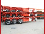 3 Axles 40FT Container Transport Skeleton Chassis Semi-Trailer Semi Trailer