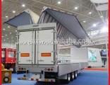 Two Wings Open Aluminum Cimc Container Van Semi Trailer