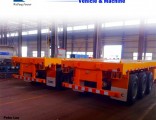 Flat Bed Semi Trailer for 40FT Container