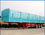 40FT Container Loading 3 Axle Drop Side Trailer 45tons Storehouse Semi Trailer