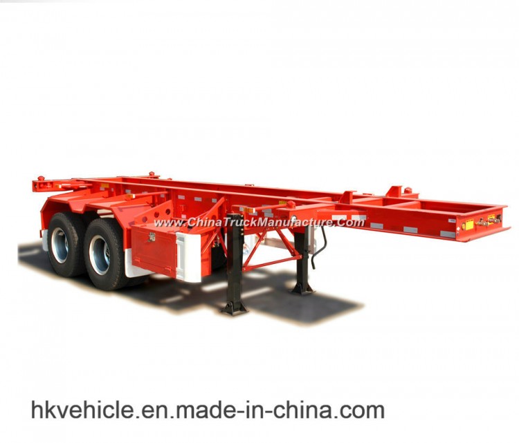 China Export 2 Axles 40FT/20FT Container Semi Trailer for Sale