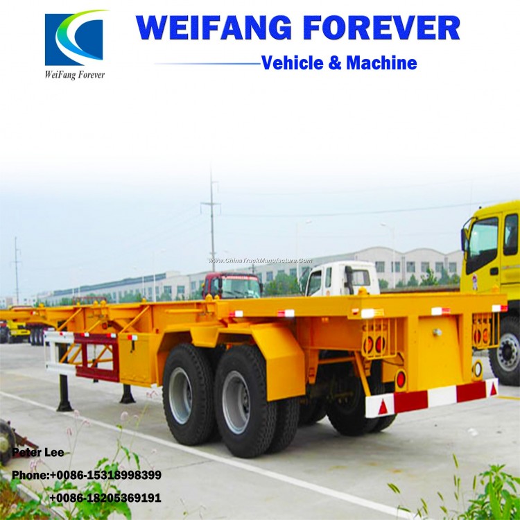 Skeleton Chassis Semi Trailer for Container Carrier