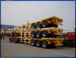 China Triple Axles Container 40feet Skeleton Semi Trailer Price