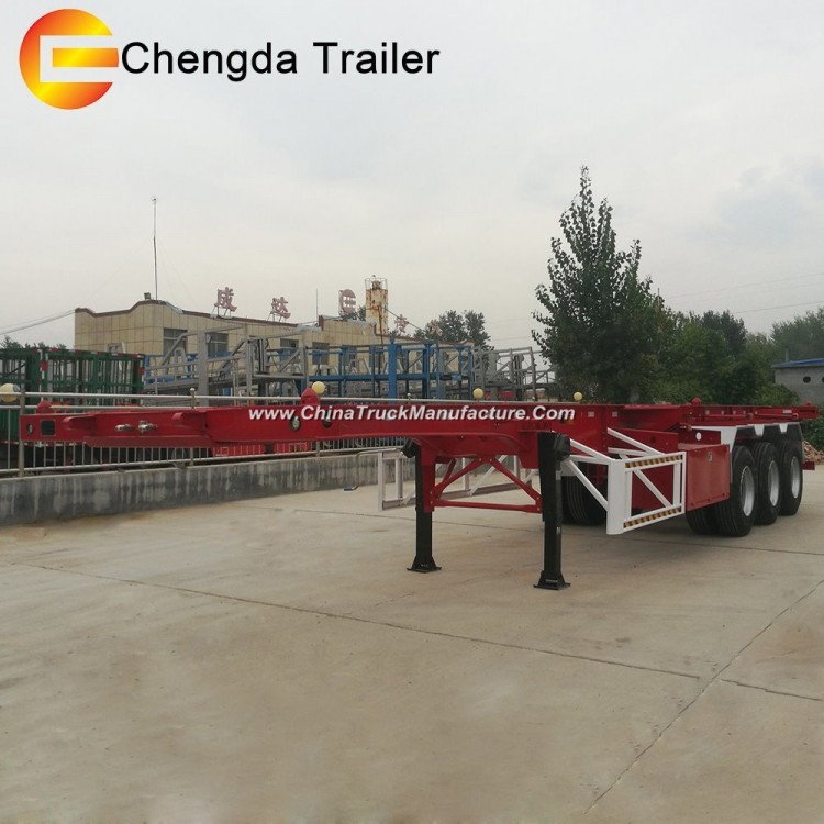Utility 20FT 40FT Skeleton Container Chassis Semi Trailer