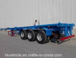 Chinese 40FT Tri Axle Container Skeleton Trailer with Air Suspension