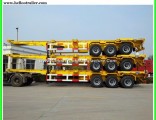2018 Year Tri-Axle 40FT Skeleton Container Truck Trailer Container Semi Trailer