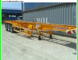 Low Price 40FT Skeleton Container Semi Trailer on Sale