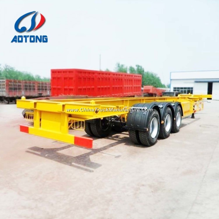 Hot Sale 3axle Container Transport Skeleton Semi Trailer for Sale