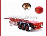 3 Axles 40-Foot Truck Chassis Skeleton Container Semi-Trailer