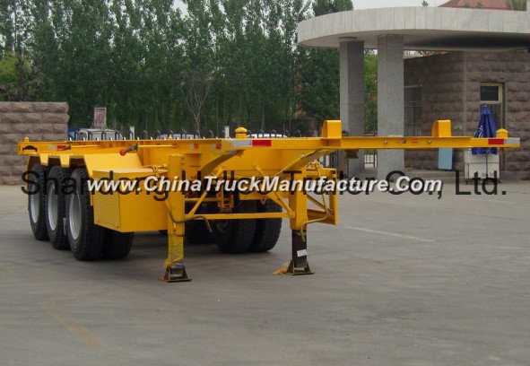 China Tri-Axle 40FT Skeleton Container Chassis Semi Trailer
