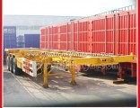 2 Axles 20feet Container Transporting Skeleton Semi Trailer
