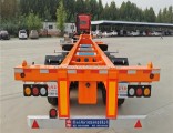 20FT/40FT 3 Fuhua/BPW Axles Container Chassis Semi Trailer Skeleton Semi Trailer