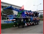 2 Axles 20FT 40FT Semi Container Skeleton Trailer with Locks