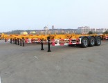China 3 Axle 40ton 40ft Container Skeleton Trailer