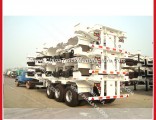 Port 3 Axle Container Delivery Terminal Bomb Cart Semi Trailer