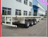 40ft Flatbed Truck Chassis Container Semi Trailer with Container Locks