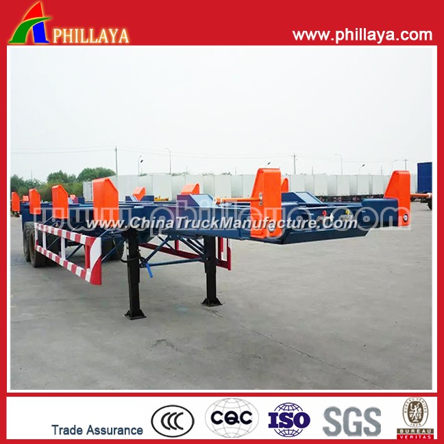 Widely Used Container Skeleton Type Port Trailer for Sale