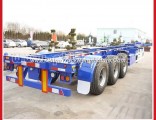 20/40FT Skeleton Container Chassis Trailer with Skeletal Frame