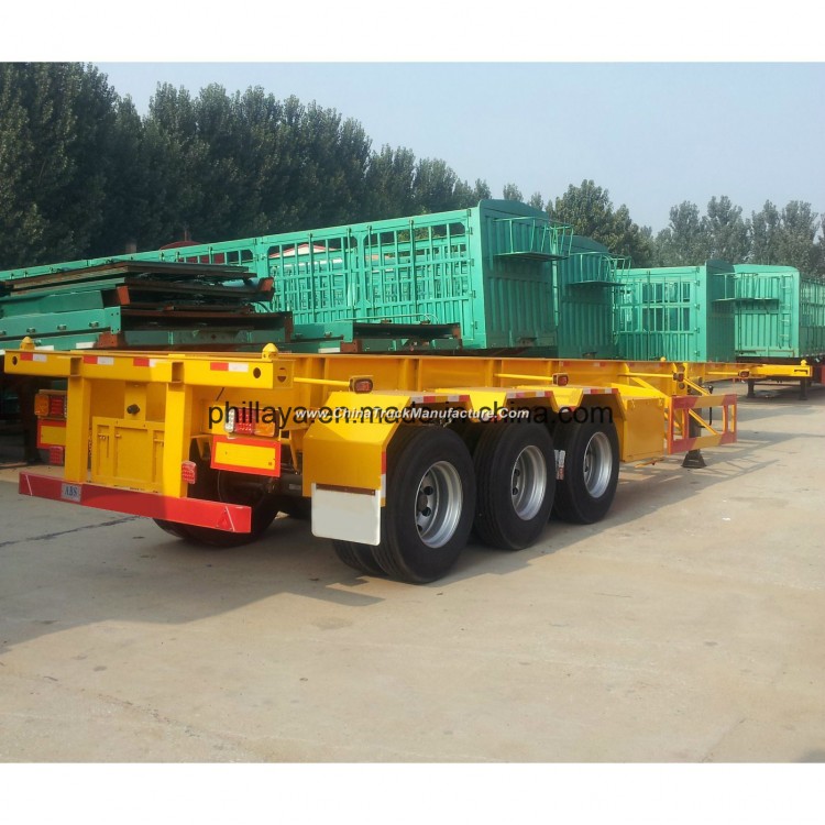 Tri-Axle 45FT&40FT Container Skeleton Trailer