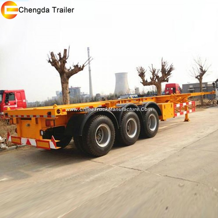 China Skeletal Container Trailer Price