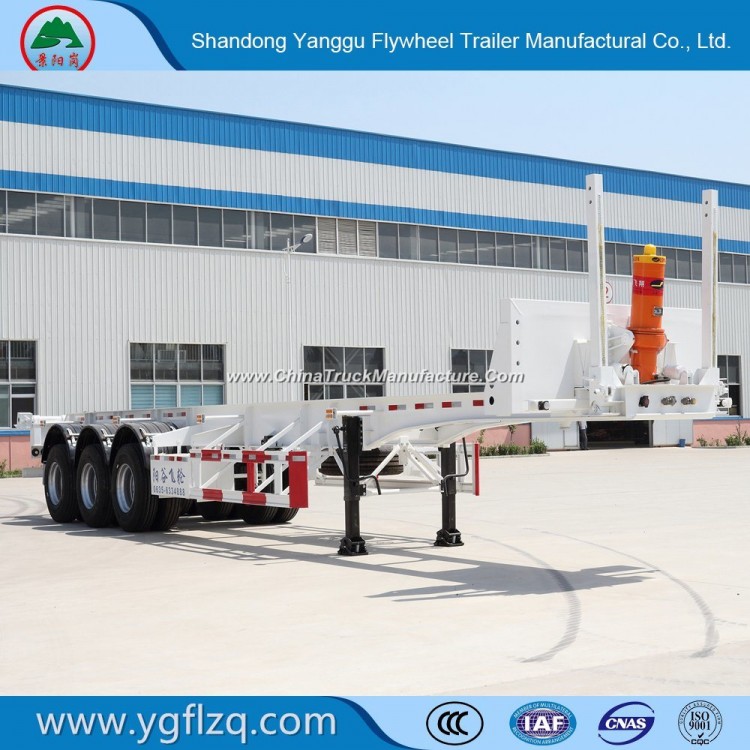New ISO9001/CCC Certificate 2/3 Fuhua/BPW Axles Skeleton Container Trailer for 20/40FT Container Tra