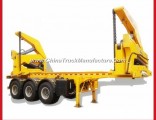 Hydraulic Skeleton 20FT 40FT Lifter Side Loader Container Trailer