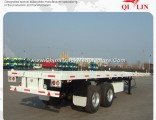 2 Axle 40FT Flatbed Trailer Price with 12 Container Locks
