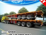 China Manufacturer 2-4 Axle Flat Bed Trailer, 20foot Flatbed Semi Trailer, 40feet Container Flatbed 