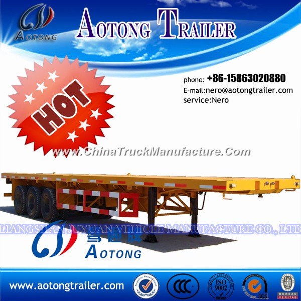 China2 Axle 40ft Container Transport Semi Trailer