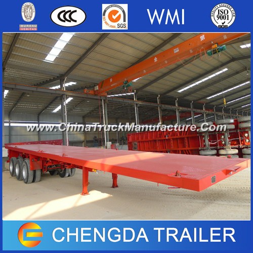 20FT*2 40FT Container Transport Flatbed Trailer for Sale