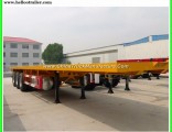 40FT Container Transport Flatbed Container Trailer with Container Locks