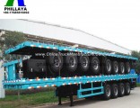 2 to 3 Axles 20FT 40FT Platform Container Transport Flatbed Semi-Trailer