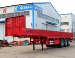 50-80t Carbon Steel 3 Axle ABS Carbon Steel Side Wall/Plate Semi Truck Trailer for Sale