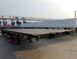 3 Axles 40FT Flatbed Container Chassis Semi Trailer