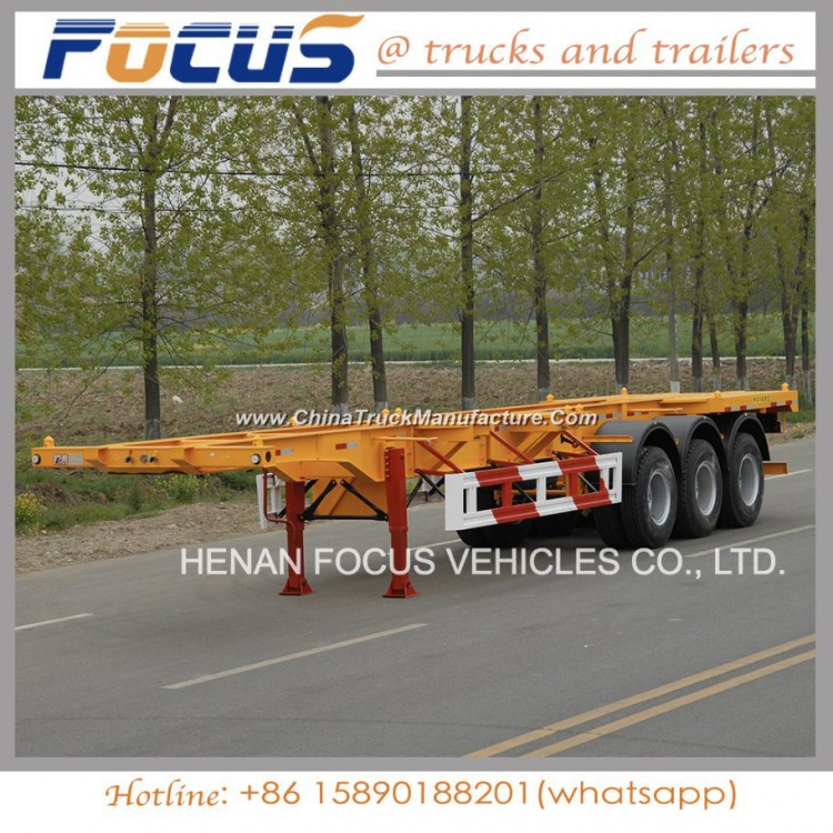 12.5m Skeleton Chassis Container Trailer for Sale Philippines