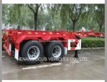 ISO 20 Footer Shipping Container Skeletal Chassis Semi Trailer