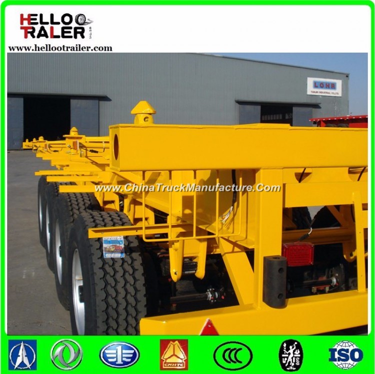 40t-60t Container Chassis Q345b Steel Skeleton Truck Trailer