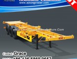2 Axles 20FT Skeleton Trailer, Tri-Axle 40FT Container Chassis Skeletal Semi Trailer, 20feet 40feet 