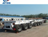40FT Flatdeck Interlink Container Chassis Semi Trailer (20-53FT Optional)