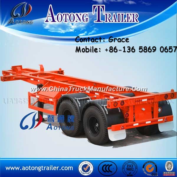 2 Axles 20FT Skeleton Trailer, Tri-Axle 40FT Container Chassis Skeletal Semi Trailer, 3 Axles Skelet