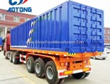 Single Axle 20FT 40FT Skeleton Container Semi Chassis Trailer