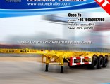 20ft-45ft Sliding Chassis Container Trailer with Air Suspension