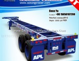 2 Axles 20ft Container Chassis Trailer for Argentina