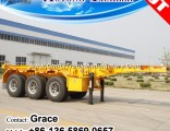 China Manufacturer 2 Axle 3 Axles 20FT 40FT Skeletal Semitrailer Container Trailer for Sale