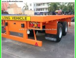 Factory Supply 2 Axles 20FT Flatbed Container Shipping Cheap Price Semi Trailer