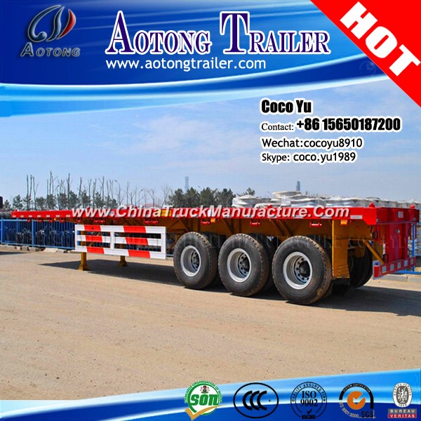Terminal Shipping Port Container Semi Trailer (flatbed OR skeleton)