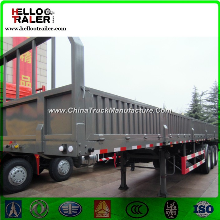 3 Axle Shipping Container Sidewall Cargo Semi Trailer