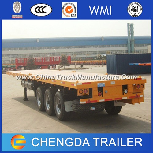 3 Axle 20FT 40FT Container Transport Flatbed Trailer